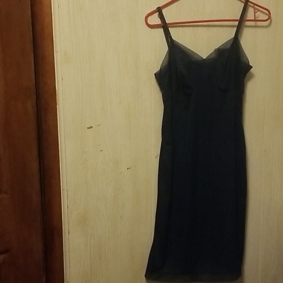 Vintage Kayser Navy Blue Full Slip Size 34 - Excellent Condition - 70s/80s Linge - Picture 1 of 5